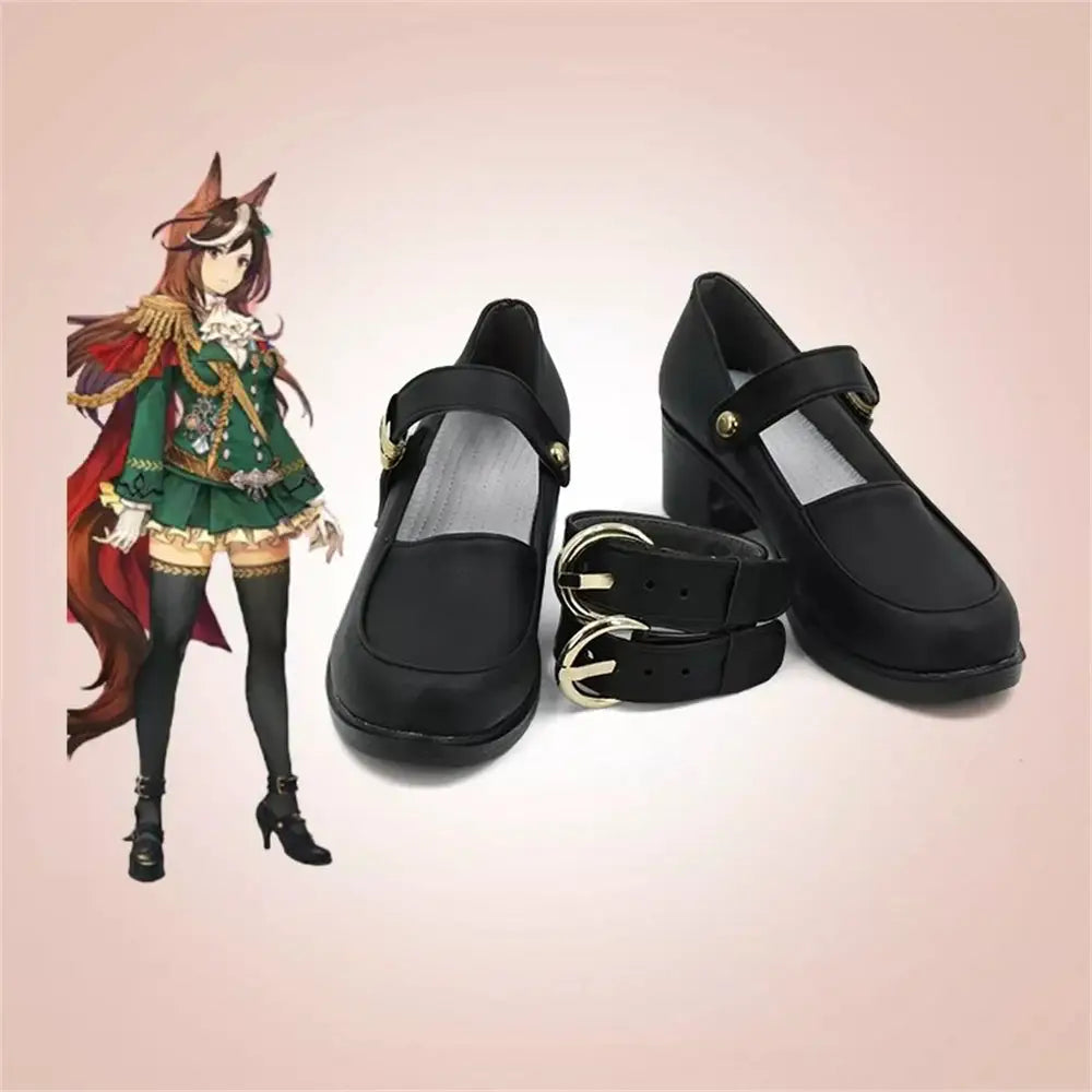 Game Uma Musume Pretty Derby Cosplay シンボリルドルフ Symboli Rudolf Cosplay Shoes - Cosplay Shoes Boots