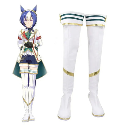 Game Uma Musume Pretty Derby Cosplay シーザリオ Cesario Cosplay Shoes - Cosplay Shoes Boots