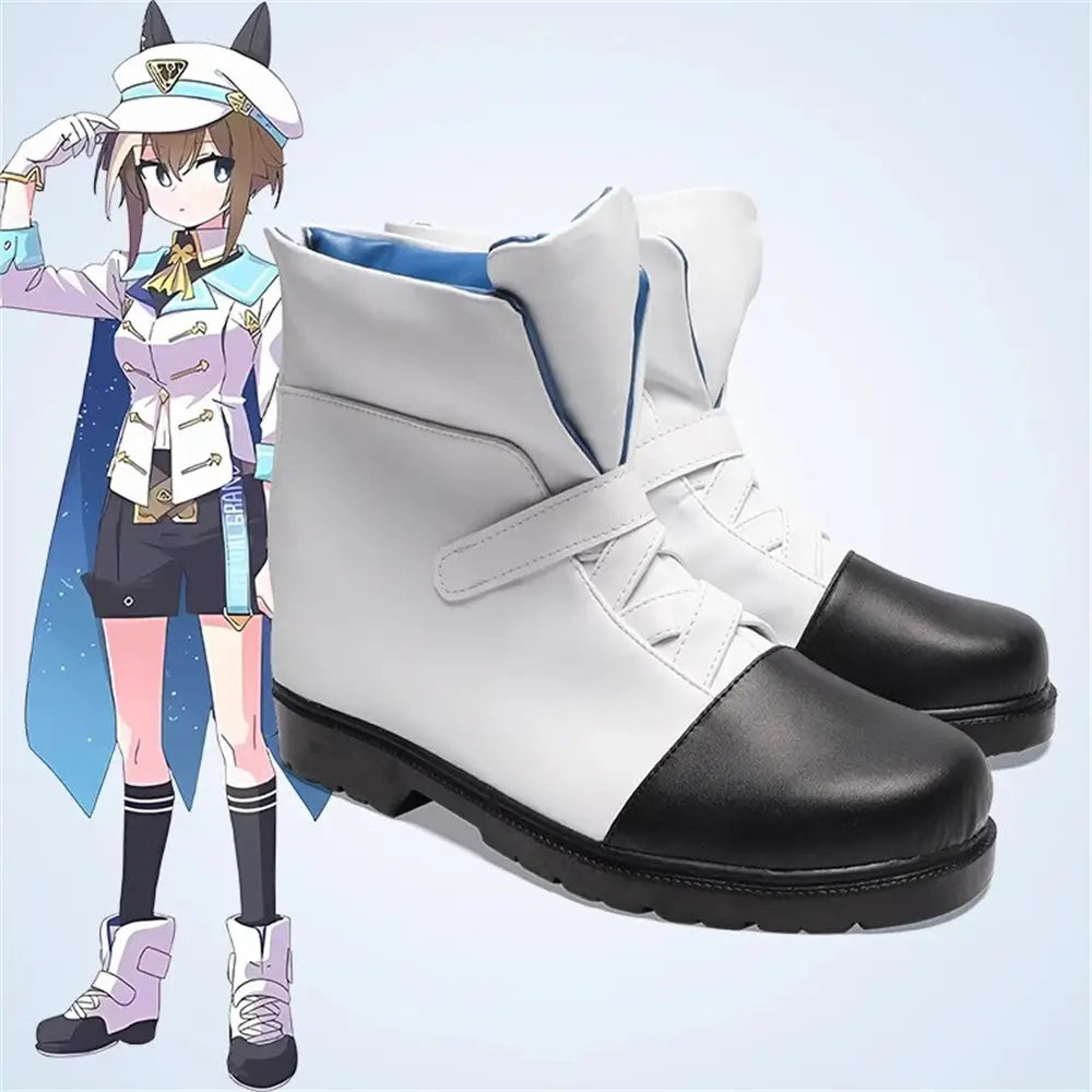 Game Uma Musume Pretty Derby Cosplay シュヴァルグラン Cheval Grand Cosplay Shoes - Cosplay Shoes Boots