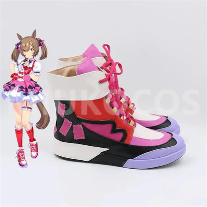 Game Uma Musume Pretty Derby Cosplay スマートファルコン Smart Falcon Cosplay Shoes - Cosplay Shoes Boots