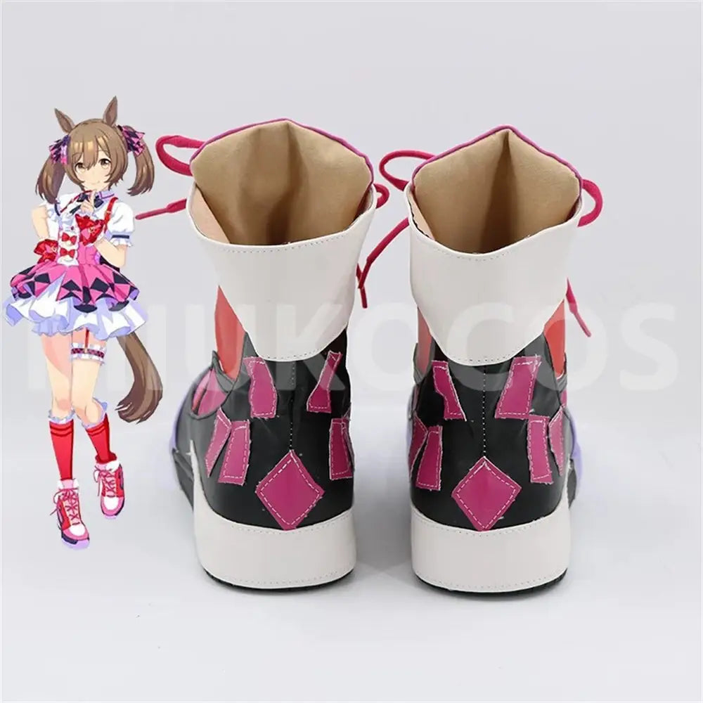 Game Uma Musume Pretty Derby Cosplay スマートファルコン Smart Falcon Cosplay Shoes - Cosplay Shoes Boots