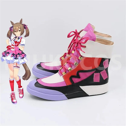 Game Uma Musume Pretty Derby Cosplay スマートファルコン Smart Falcon Cosplay Shoes - Cosplay Shoes Boots