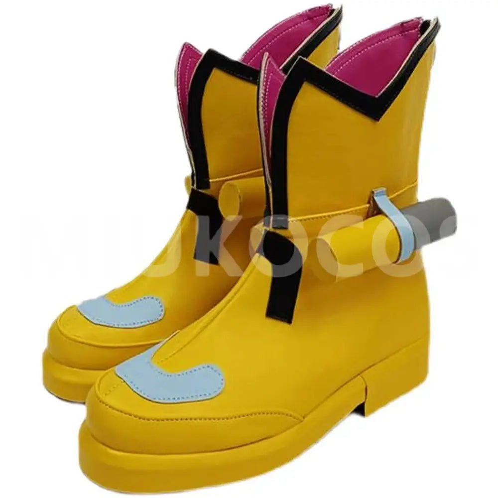 Game Uma Musume Pretty Derby Cosplay ツインターボ Twin Turbo Cosplay Shoes - Cosplay Shoes Boots