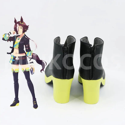 Game Uma Musume Pretty Derby Cosplay ウオッカ Vodka Cosplay Shoes - Cosplay Shoes Boots