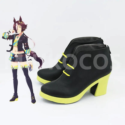 Game Uma Musume Pretty Derby Cosplay ウオッカ Vodka Cosplay Shoes - Cosplay Shoes Boots
