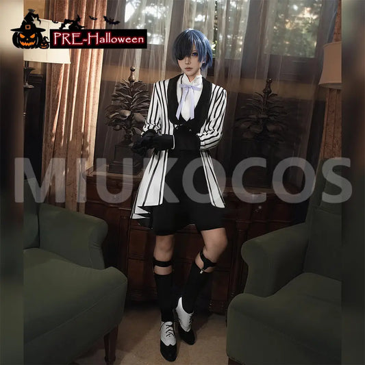 【In Stock】Anime Black Butler Cosplay Ciel Phantomhive Cosplay Costume - Cosplay Costumes