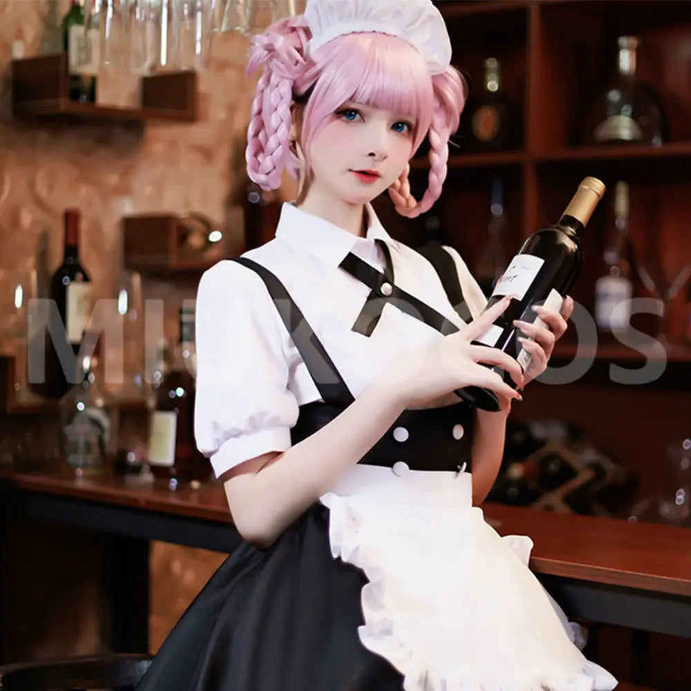 【In Stock】Anime Call of the Night Cosplay The Maid Outfit Nazuna Nanakusa Cosplay Maid Costume - Cosplay Costumes