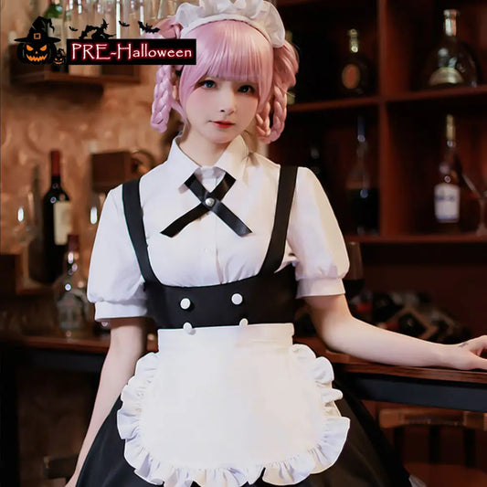 【In Stock】Anime Call of the Night Cosplay The Maid Outfit Nazuna Nanakusa Cosplay Maid Costume - Cosplay Costumes