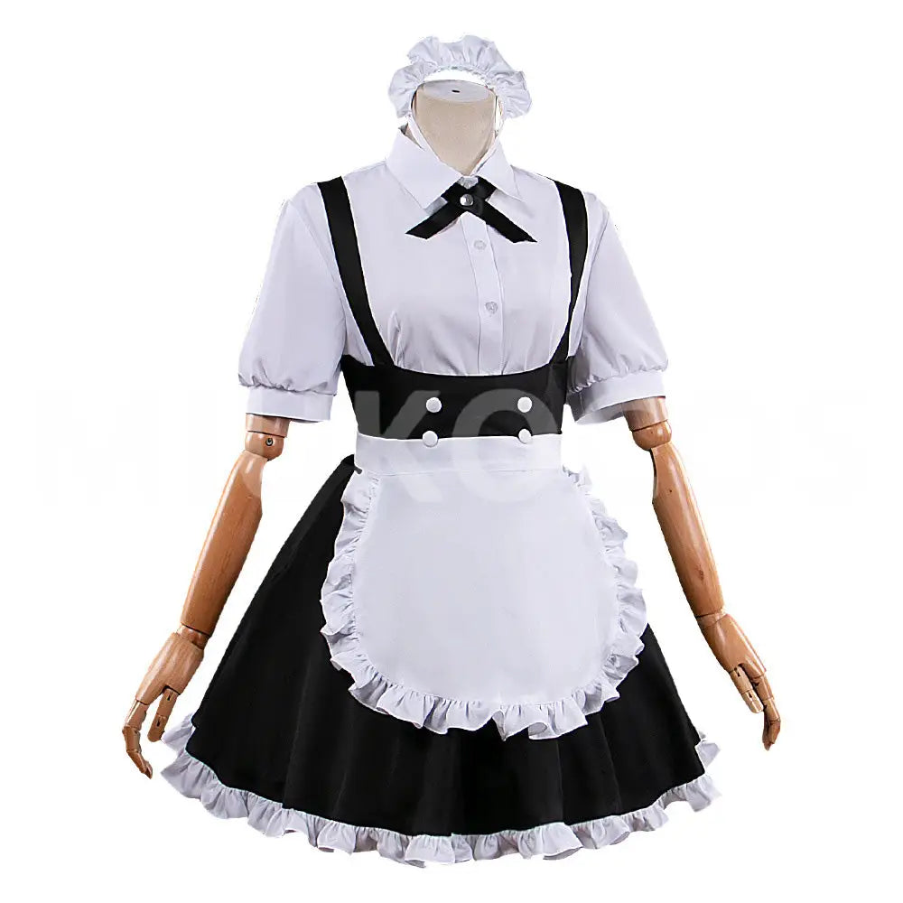 【In Stock】Anime Call of the Night Cosplay The Maid Outfit Nazuna Nanakusa Cosplay Maid Costume - Cosplay Costumes