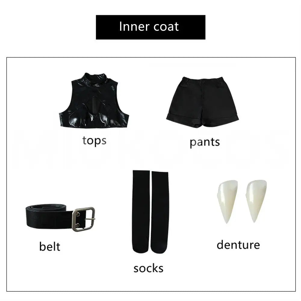 【In Stock】Anime Call of the Night Cosplay Nazuna Nanakusa Cosplay Costume - Inner coat / S - Cosplay Costumes