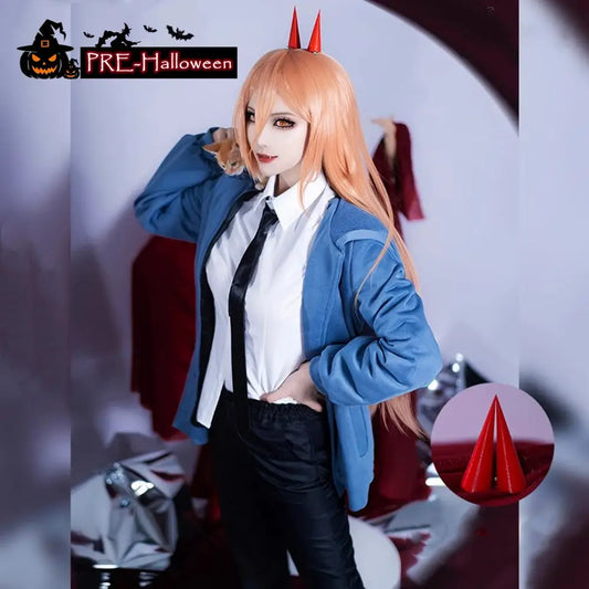 【In Stock】Anime Chainsaw Man Cosplay Power Cosplay Costume - Cosplay Costumes