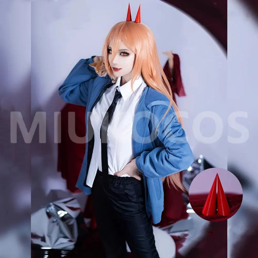 【In Stock】Anime Chainsaw Man Cosplay Power Cosplay Costume - Cosplay Costumes