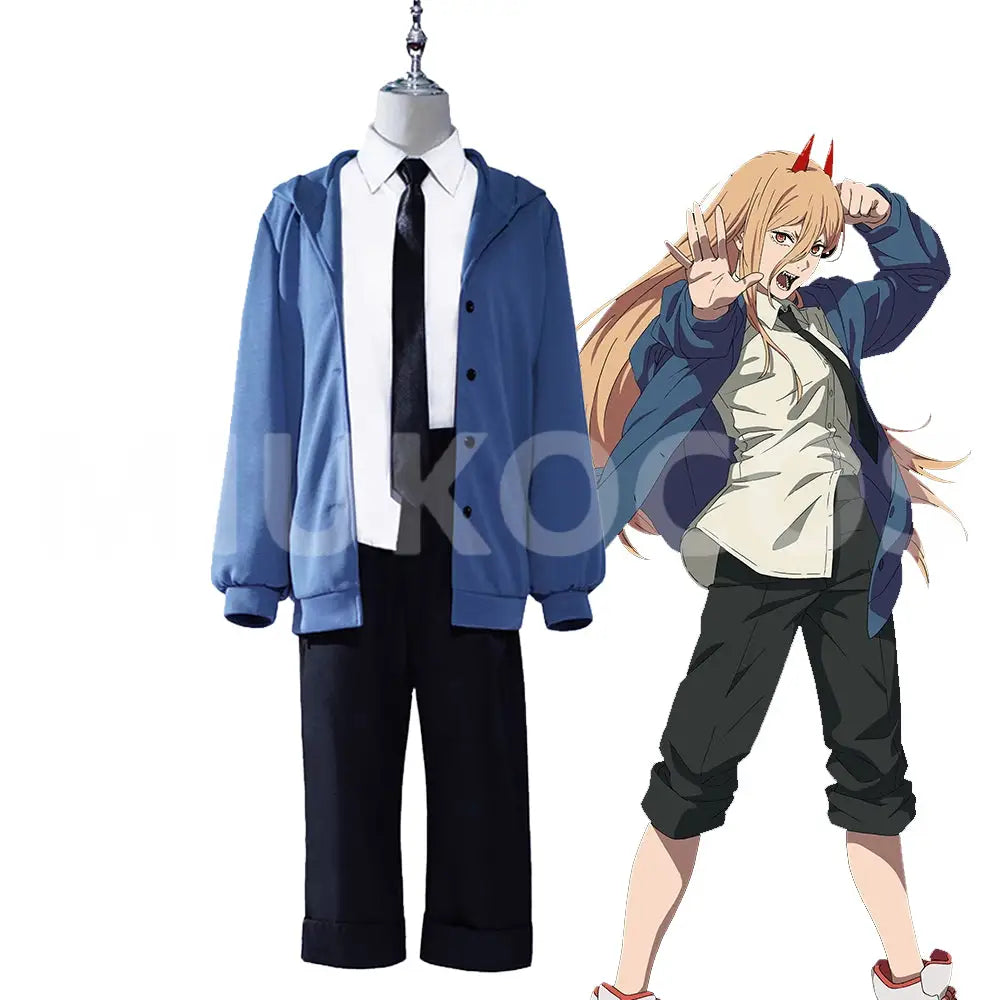 【In Stock】Anime Chainsaw Man Cosplay Power Cosplay Costume - Cosplay Costumes