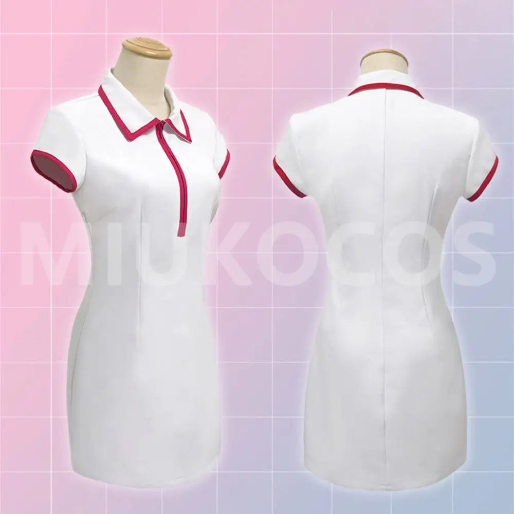 【In Stock】Anime Chainsaw Man Cosplay The Nurse Outfit Makima Cosplay Costume - Cosplay Costumes