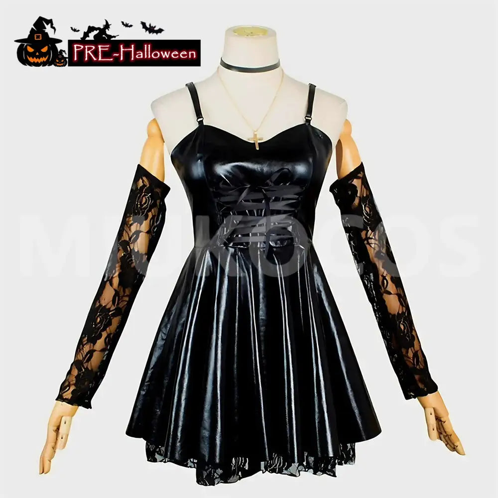 【In Stock】Anime Death Note Cosplay Misa Amane Cosplay Costume Halloween Dress - Cosplay Costumes