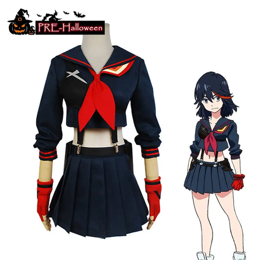 【In Stock】Anime KILL la KILL Cosplay Matoi Ryuuko Cosplay Costume - Cosplay Costumes