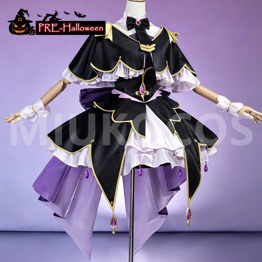 【In Stock】Anime Meitantei Pretty Cure! Cosplay Moria Luluka Cure Arcana Shadow キュアアルカナ・シャドウ Cosplay Costume Premium