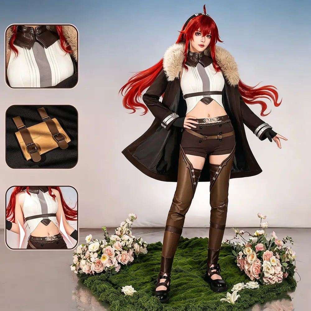 【In Stock】Anime Mushoku Tensei: Jobless Reincarnation Cosplay Eris Greyrat Cosplay Costume Premium Edition - Cosplay