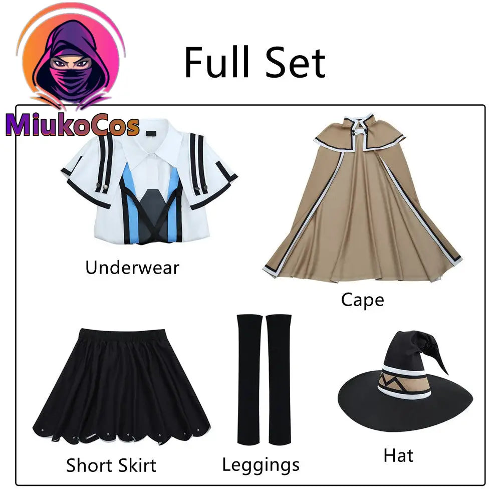 【In Stock】Anime Mushoku Tensei: Jobless Reincarnation Cosplay Roxy Migurdia Cosplay Costume - XS - Cosplay Costumes