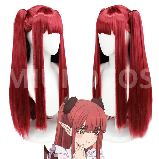 【In Stock】Anime My Dress-Up Darling Cosplay Marin Kitagawa Rizu Kyun Little Devil Cosplay Wig - Wig Only - Cosplay Wigs