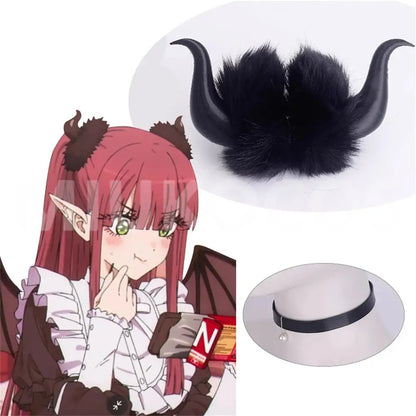 【In Stock】Anime My Dress-Up Darling Cosplay Marin Kitagawa Rizu Kyun Little Devil Cosplay Wig - Cosplay Wigs