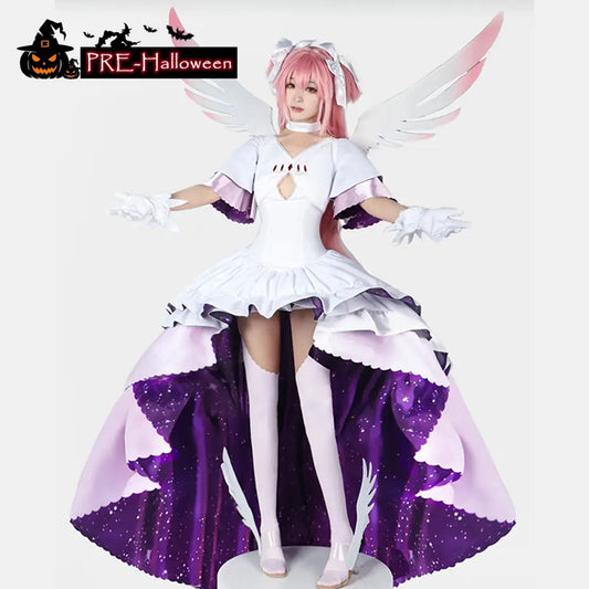 【In Stock】Anime Puella Magi Madoka Magica Cosplay Ultimate Madoka Cosplay Costume - Cosplay Costumes