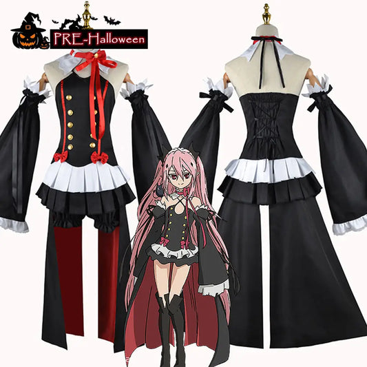 【In Stock】Anime Seraph of the End Cosplay Krul Tepes Cosplay Costume - Cosplay Costumes