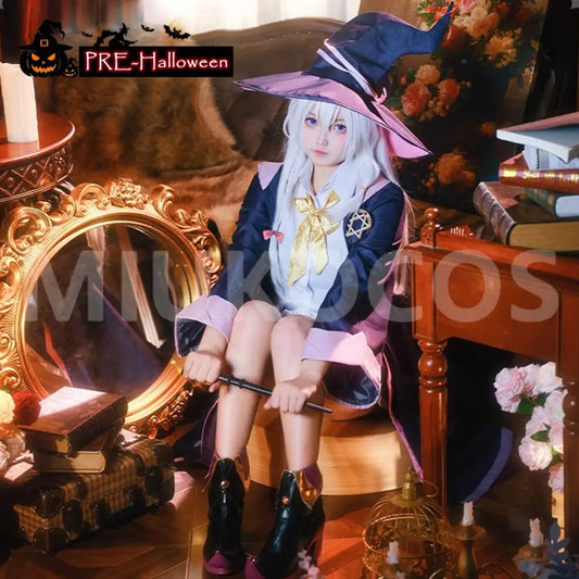 【In Stock】Anime Wandering Witch: The Journey of Elaina Cosplay Elaina Cosplay Costume - Cosplay Costumes