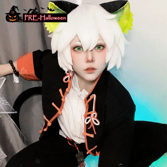 【In Stock】Game Arknights Cosplay Luo Xiaohei Cosplay Costume - Cosplay Costumes