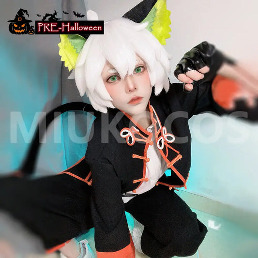 【In Stock】Game Arknights Cosplay Luo Xiaohei Cosplay Costume - Cosplay Costumes