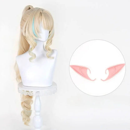 【In Stock】Game Genshin Impact Cosplay Vesna Cosplay Wig - Wig Style2 with Ears - Cosplay Wigs