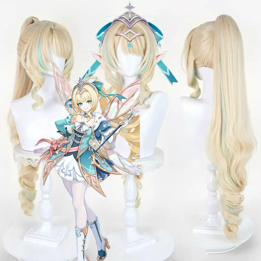 【In Stock】Game Genshin Impact Cosplay Vesna Cosplay Wig - Cosplay Wigs