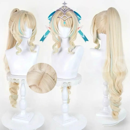 【In Stock】Game Genshin Impact Cosplay Vesna Cosplay Wig - Cosplay Wigs