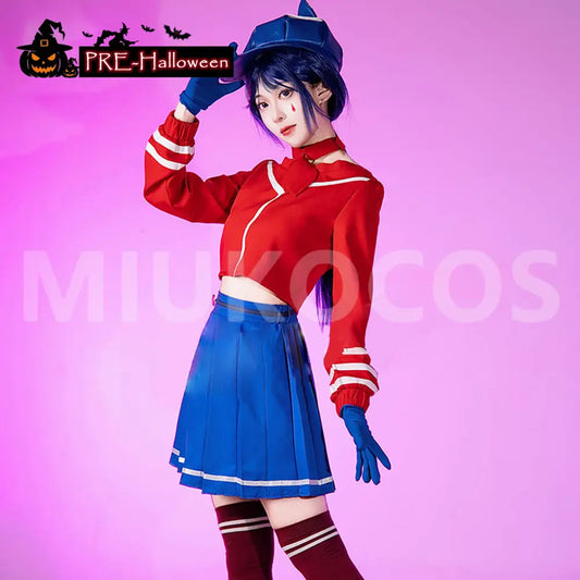 【In Stock】Game MiSide Cosplay Cap-Wearing Mita Cosplay Costume - Cosplay Costumes