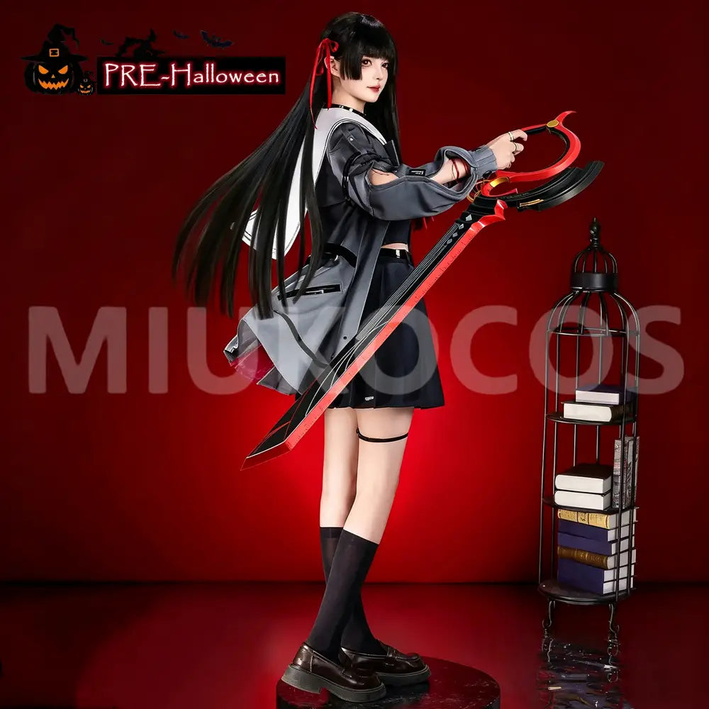 【In Stock】Game Wuthering Waves Cosplay Chisa Cosplay Costume Premium Edition - Cosplay Costumes