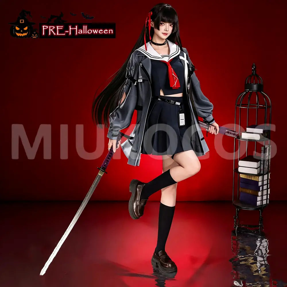 【In Stock】Game Wuthering Waves Cosplay Chisa Cosplay Costume Premium Edition - Cosplay Costumes
