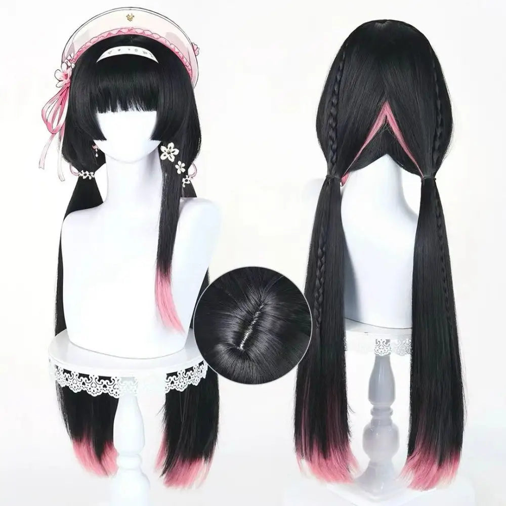 【In Stock】Game Wuthering Waves Cosplay Chisa Peach Parfait Cosplay Wig - Wig Only - Cosplay Wigs