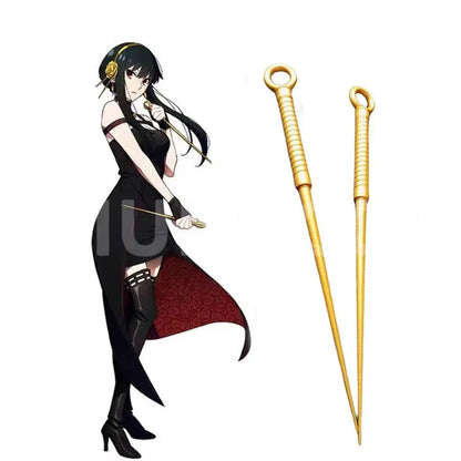 【In Stock】MiukoCosplay Anime Spy X Family Yor Forger Props Yor Forger Cosplay Accessory Prop - Prop 2pcs - Cosplay Prop