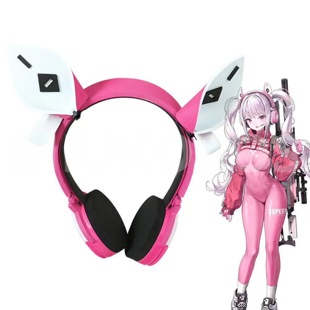 【In Stock】MiukoCosplay Game Goddess of Victory: NIKKE Cosplay Alice Headphones Cosplay Accessory Prop - Cosplay Prop
