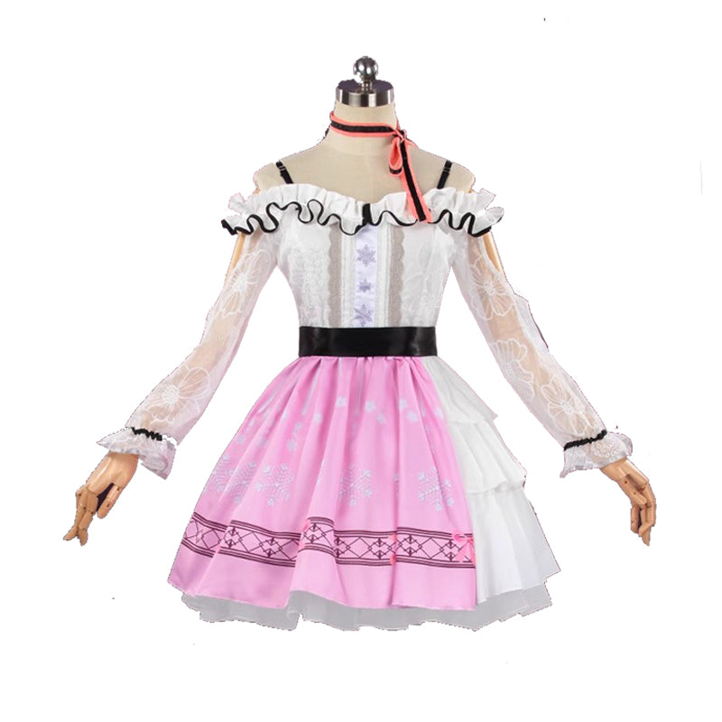 【In Stock】Game Infinity Nikki Cosplay Pink Dress Cosplay Costume