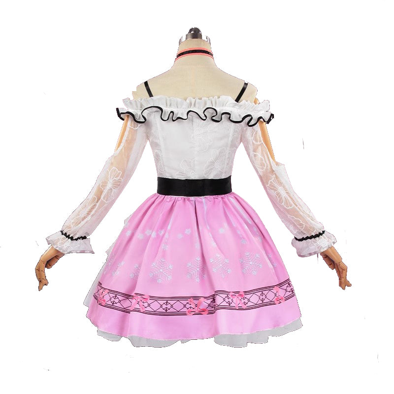 【In Stock】Game Infinity Nikki Cosplay Pink Dress Cosplay Costume