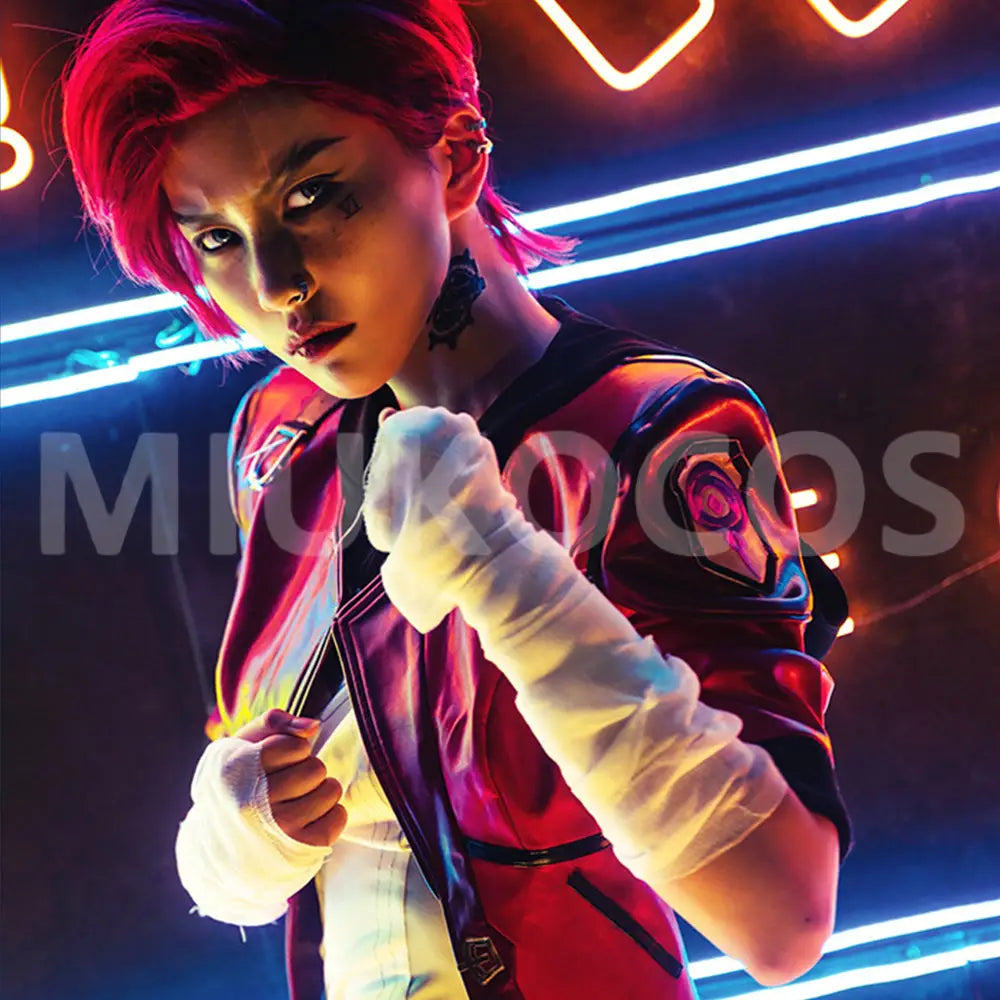 【Pre-Sale】Game League of Legends Cosplay Arcane Vi Cosplay Costume - Cosplay Costumes