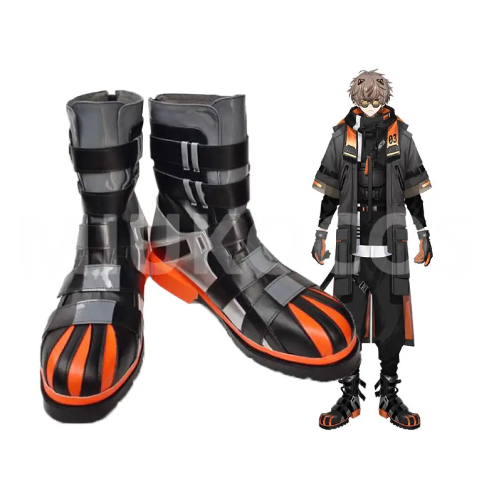 VTuber NIJISANJI Cosplay Alban Knox Cosplay Shoes - Cosplay Shoes Boots