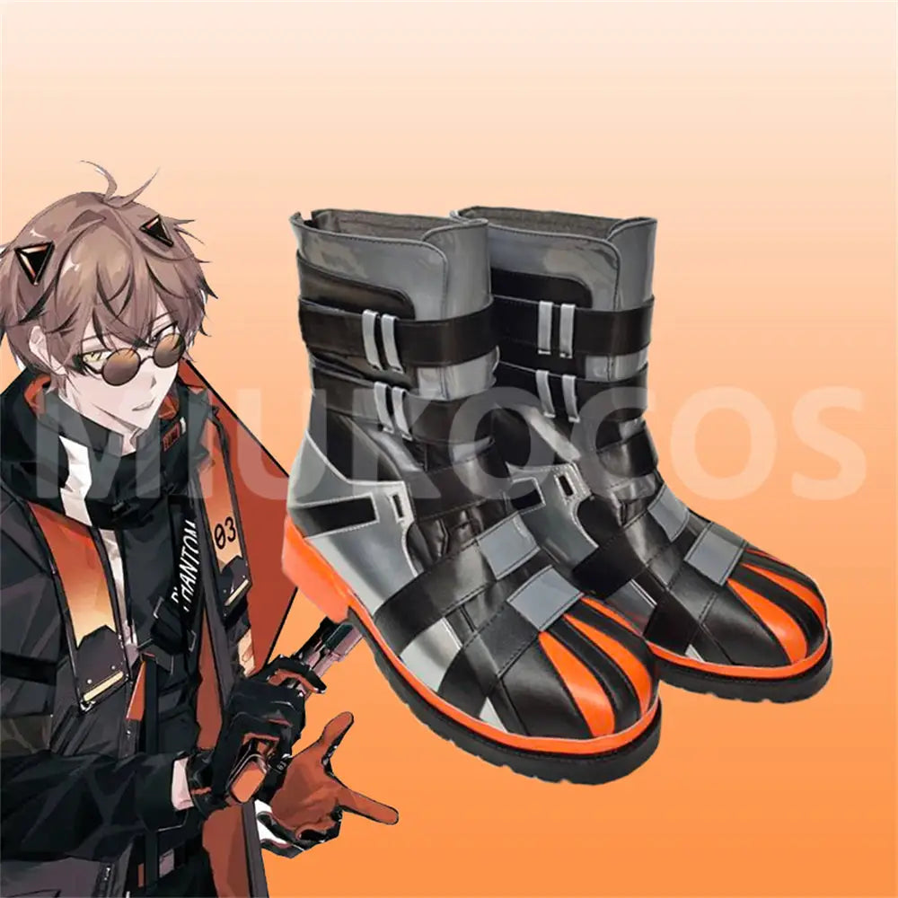 VTuber NIJISANJI Cosplay Alban Knox Cosplay Shoes - Cosplay Shoes Boots