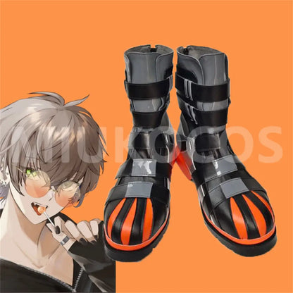 VTuber NIJISANJI Cosplay Alban Knox Cosplay Shoes - Cosplay Shoes Boots